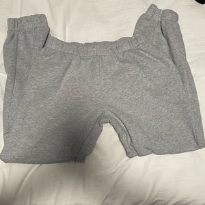 Brandy Melville Grey Rosa Sweatpants
